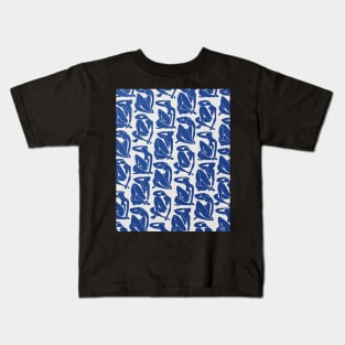 Blue nude Henri Matisse abstract art Kids T-Shirt
